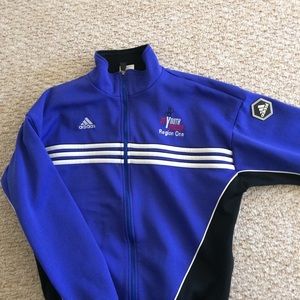 Blue Adidas Soccer Jacket